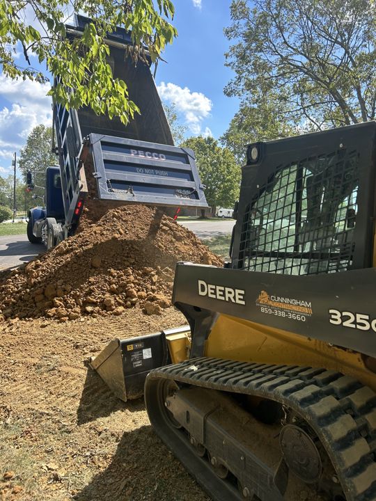 Moving material at the job site